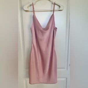 Urban Outfitter Satin Crowl Neck Dress